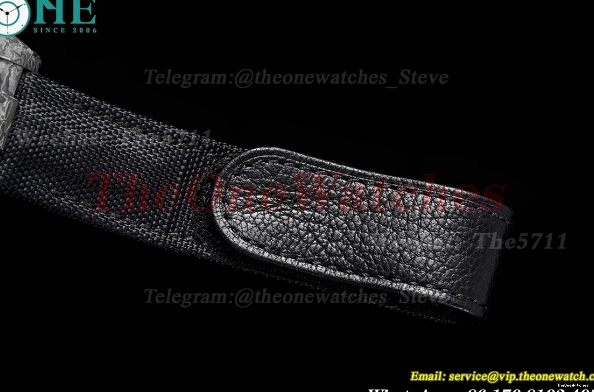 Black NY VR3186 VSF Master II Dial Textured Carbon GMT DIW 1229